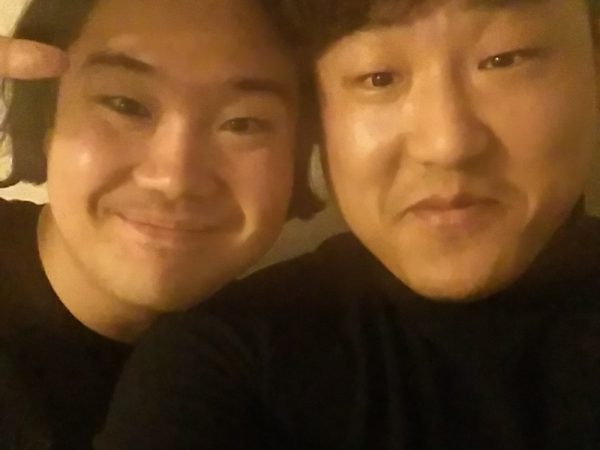 작곡가겸 가수겸 방송인 유재환학생과 수업후 찰칵